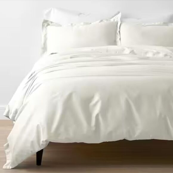 The Company Store
Company Cotton Rayon Bamboo
King Sateen Duvet Cover Ivory - Picture 5 of 12